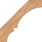 Ekena Millwork 3 1/2"W x 22"D x 22"H Balboa Smooth Knee Brace, Western Red Cedar BRC04X22X22BOA00SWR - alternate 4